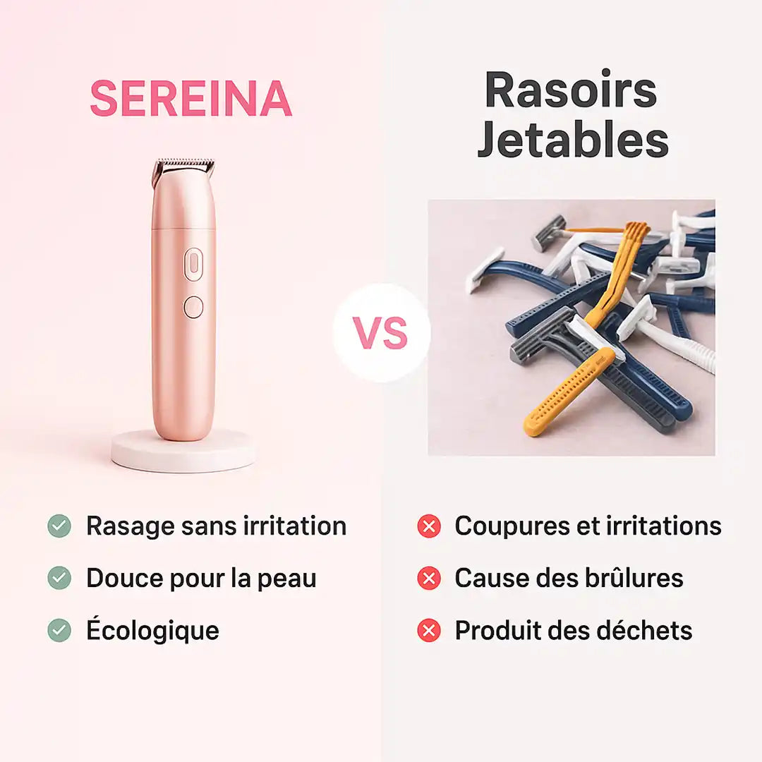 Sereina - Tondeuse/Rasoir Intime Boost Confiance 2-en-1